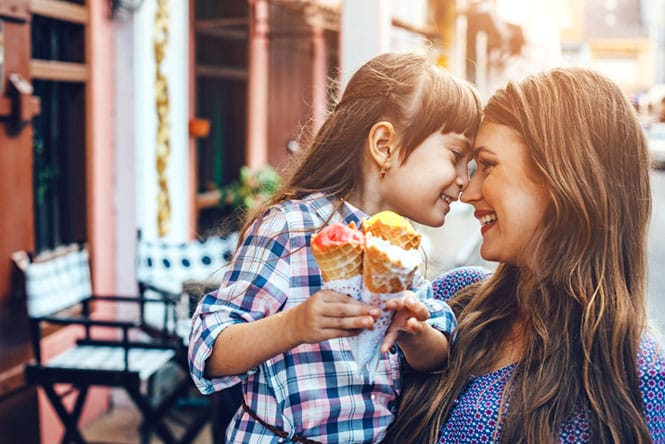Vida urbana en familia
